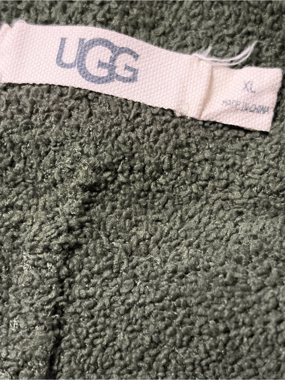 UGG Women’s Olive Green Fleece Joggers - Picture 4 of 9